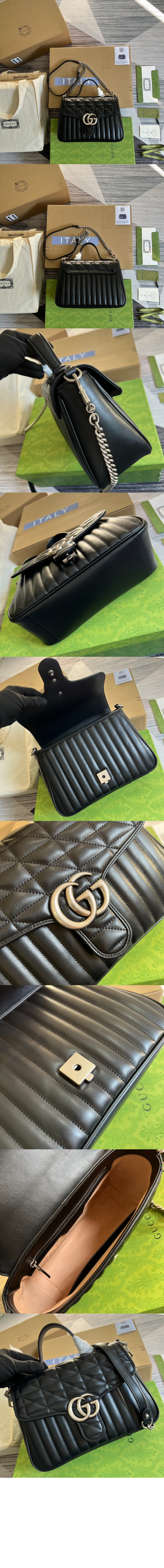 미러급레플리카사이트 | 명품레플리카 전문 쇼핑몰  | 퍼스트원 - GG마몽 탑핸들 숄더백 498110 > 구찌