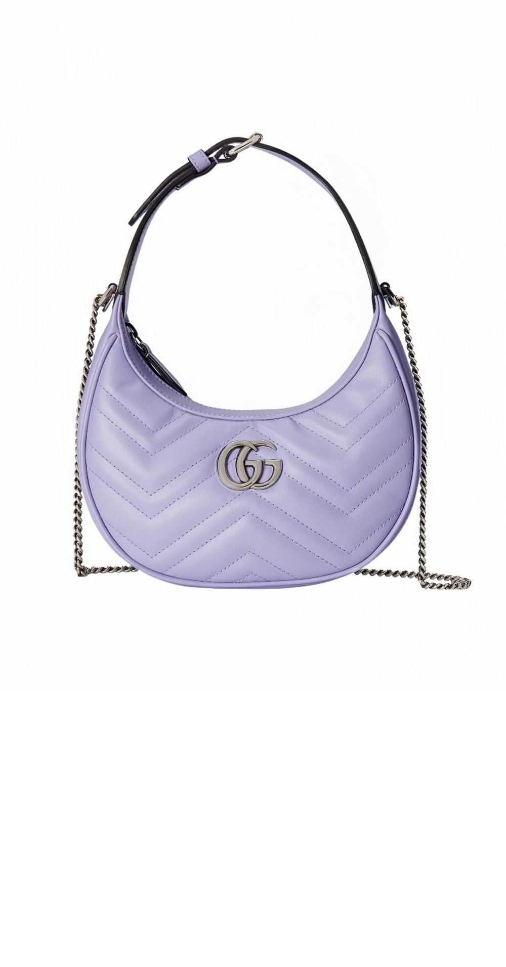 미러급레플리카사이트 | 명품레플리카 전문 쇼핑몰  | 퍼스트원 - 마몽 하프문 쉐입 미니백 699514 > 구찌