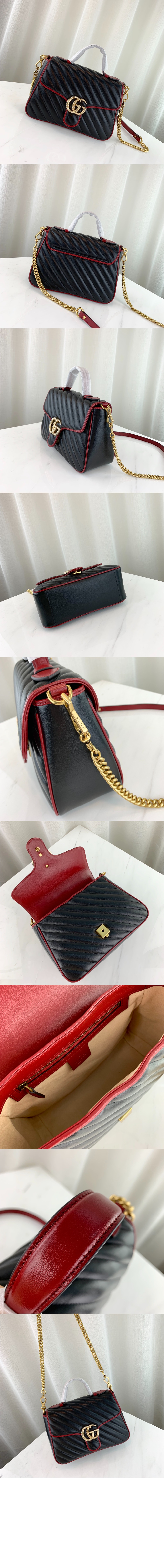 미러급레플리카사이트 | 명품레플리카 전문 쇼핑몰  | 퍼스트원 - GG마몽 탑핸들 숄더백 498110 > 구찌