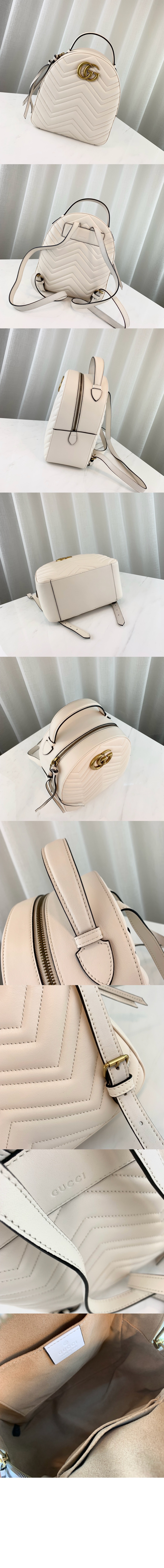 미러급레플리카사이트 | 명품레플리카 전문 쇼핑몰  | 퍼스트원 - GG 마몽 마틀라세 레더 백팩 476671 > 구찌