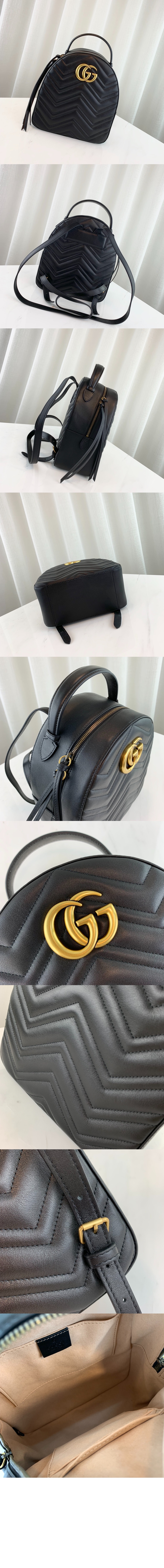 미러급레플리카사이트 | 명품레플리카 전문 쇼핑몰  | 퍼스트원 - GG 마몽 마틀라세 레더 백팩 476671 > 구찌
