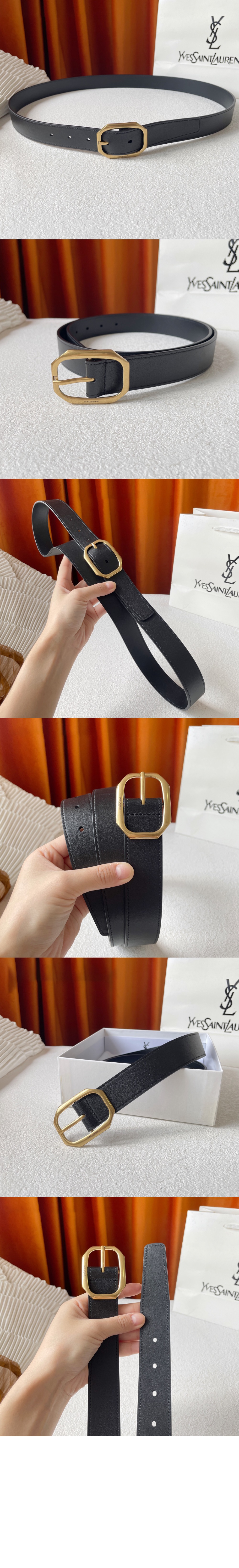 미러급레플리카사이트 | 명품레플리카 전문 쇼핑몰  | 퍼스트원 - 가죽 팔각 벨트 669889 > 생로랑