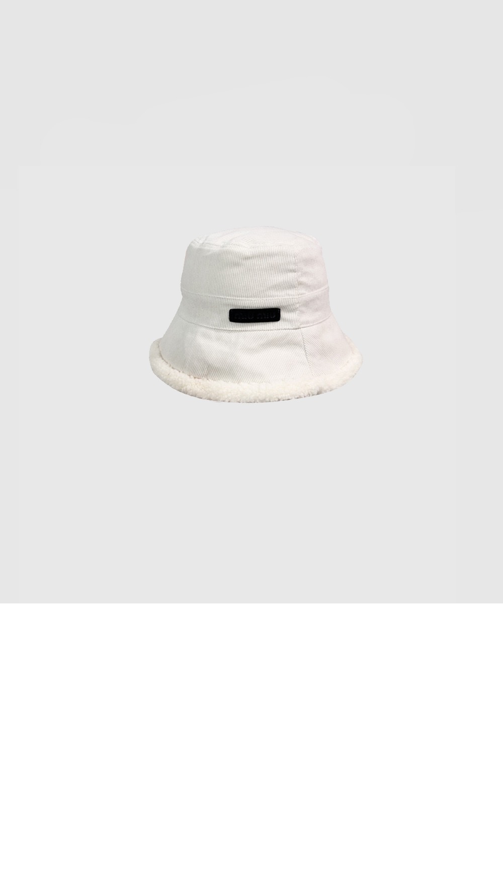 미러급레플리카사이트 | 명품레플리카 전문 쇼핑몰  | 퍼스트원 - 램스울 벙거지  5HC346 > 미우미우