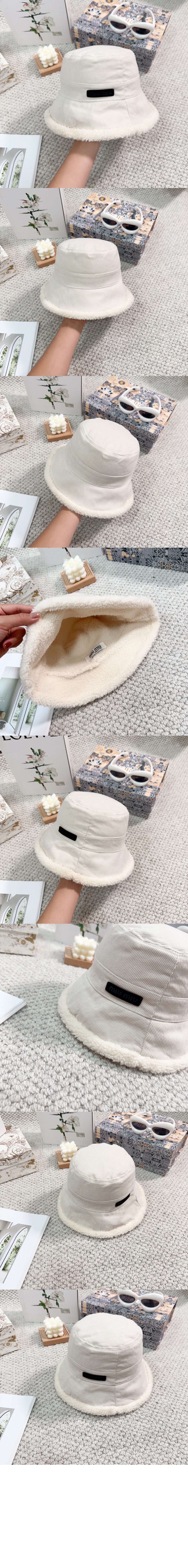 미러급레플리카사이트 | 명품레플리카 전문 쇼핑몰  | 퍼스트원 - 램스울 벙거지  5HC346 > 미우미우