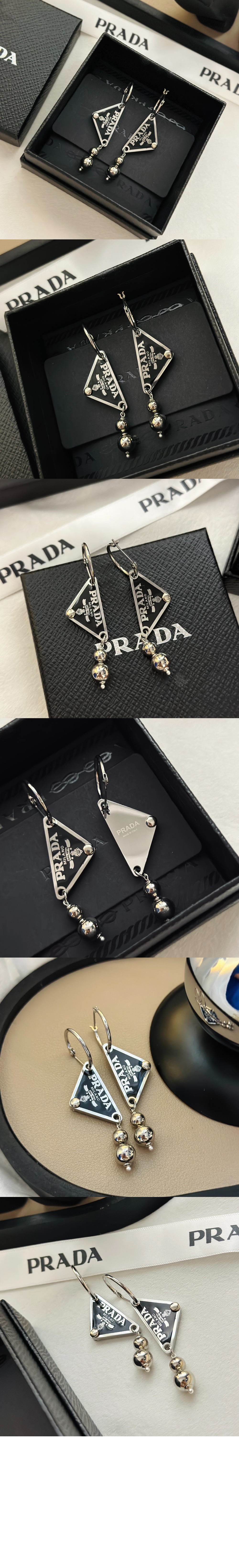 미러급레플리카사이트 | 명품레플리카 전문 쇼핑몰  | 퍼스트원 - 볼 스말토 주얼 펜던트 이어링 1JO903 > 프라다