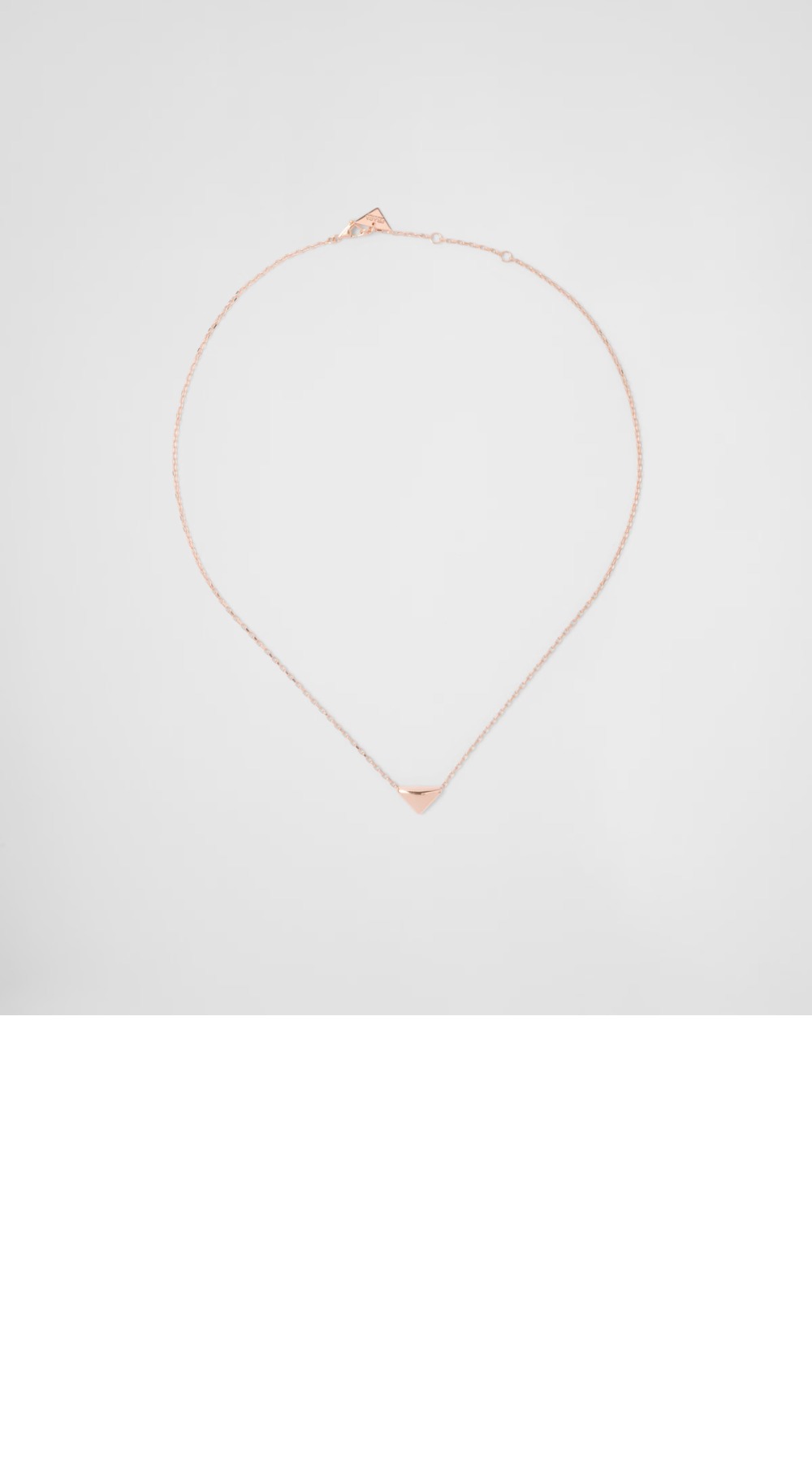 미러급레플리카사이트 | 명품레플리카 전문 쇼핑몰  | 퍼스트원 - 프라다 미니 트라이앵글 목걸이 1JCA36 > 프라다