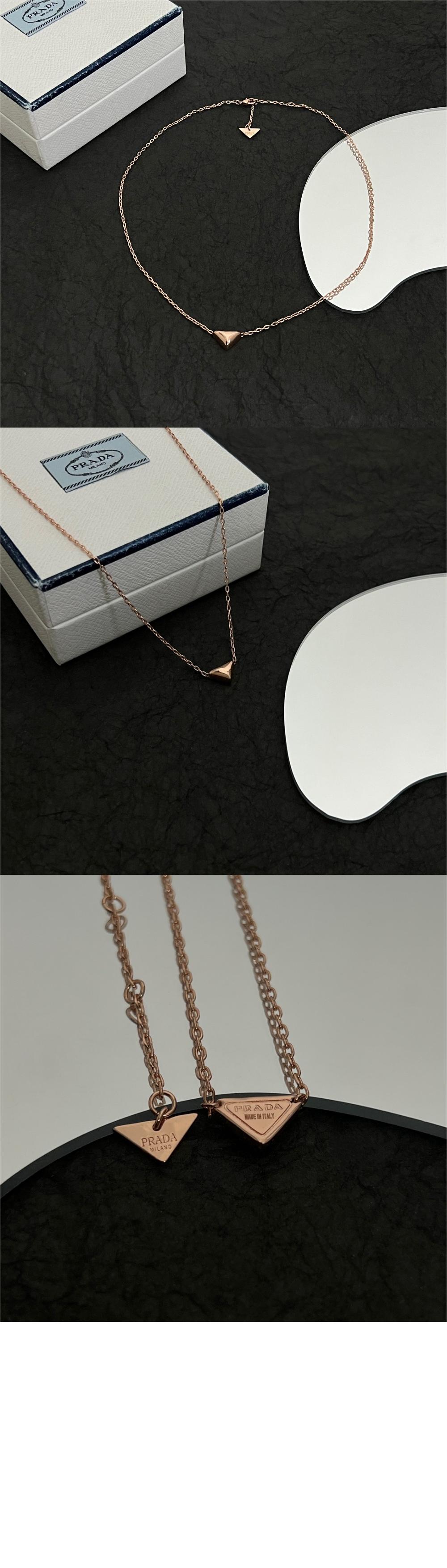 미러급레플리카사이트 | 명품레플리카 전문 쇼핑몰  | 퍼스트원 - 프라다 미니 트라이앵글 목걸이 1JCA36 > 프라다