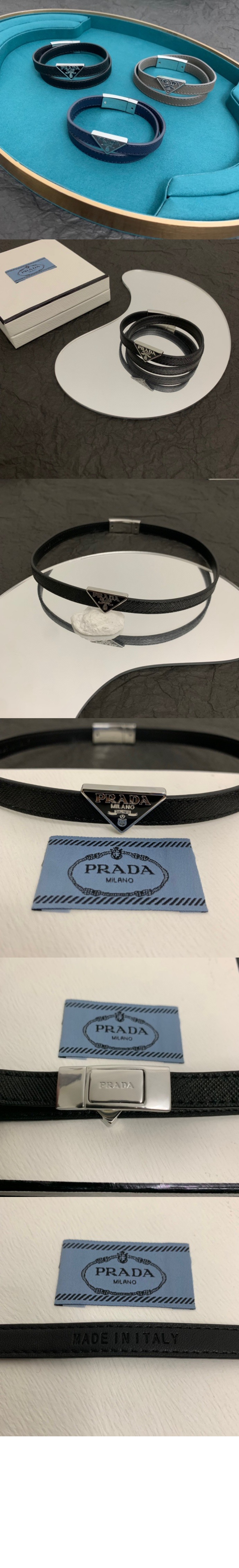 미러급레플리카사이트 | 명품레플리카 전문 쇼핑몰  | 퍼스트원 - 로고 장식 랩 브레이슬릿 2IB286 > 프라다