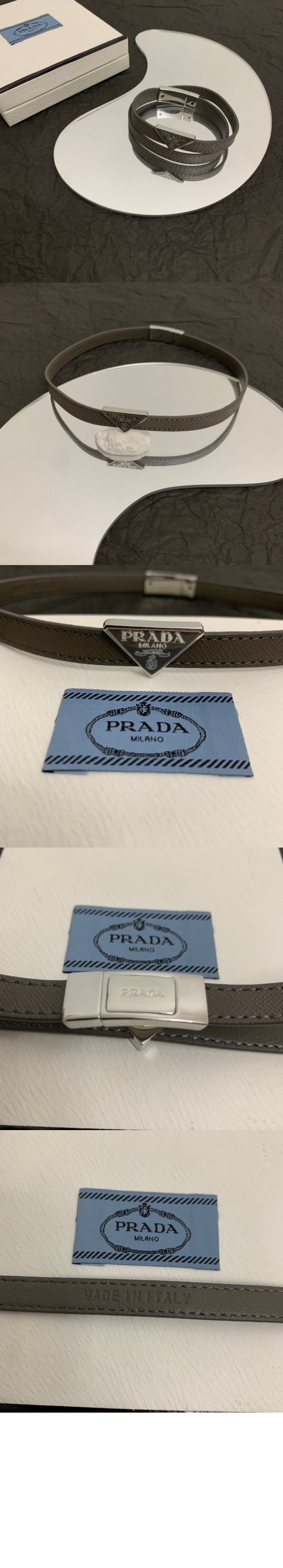 미러급레플리카사이트 | 명품레플리카 전문 쇼핑몰  | 퍼스트원 - 로고 장식 랩 브레이슬릿 2IB286 > 프라다