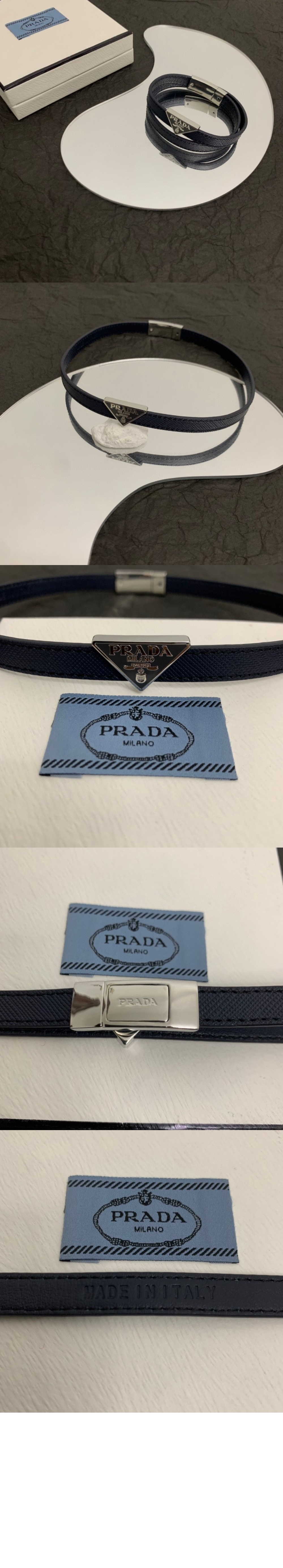 미러급레플리카사이트 | 명품레플리카 전문 쇼핑몰  | 퍼스트원 - 로고 장식 랩 브레이슬릿 2IB286 > 프라다