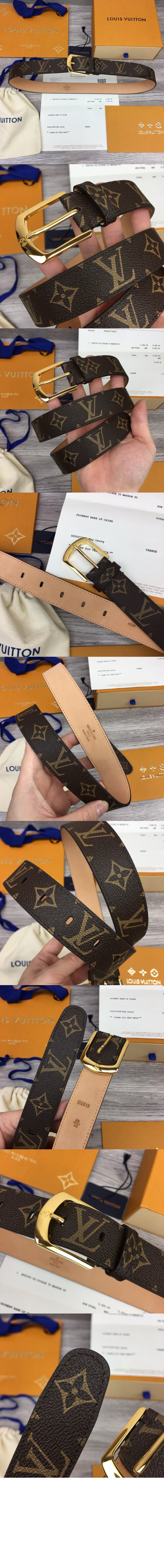 미러급레플리카사이트 | 명품레플리카 전문 쇼핑몰  | 퍼스트원 - 골드 버클 엘립스 모노그램 벨트 M6919U > 루이비통