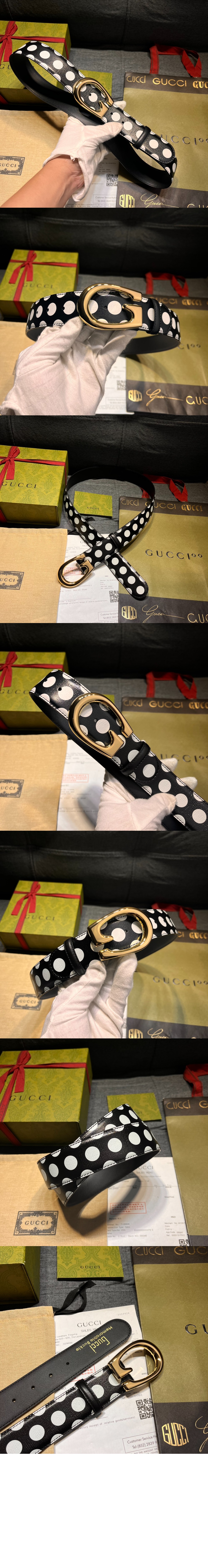 미러급레플리카사이트 | 명품레플리카 전문 쇼핑몰  | 퍼스트원 - G버클 도트 벨트 709954 > 구찌