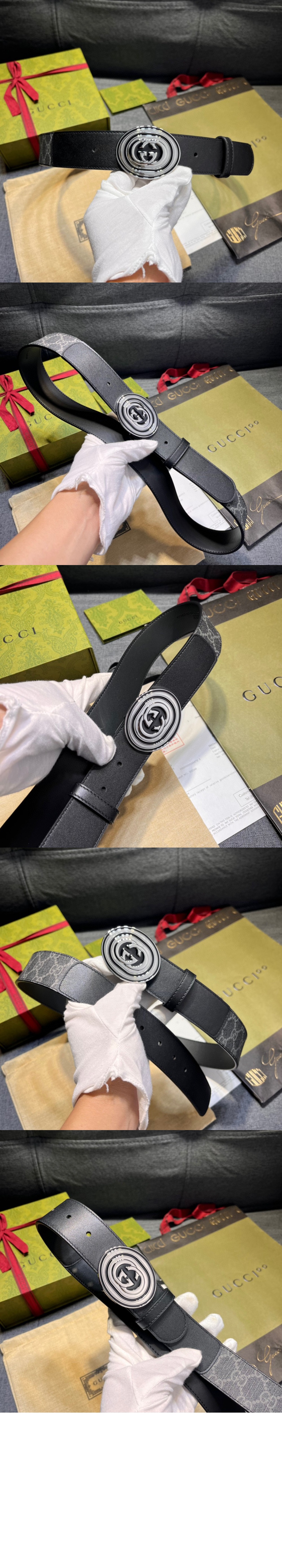 미러급레플리카사이트 | 명품레플리카 전문 쇼핑몰  | 퍼스트원 - GG 타원 버클 벨트 699453 > 구찌