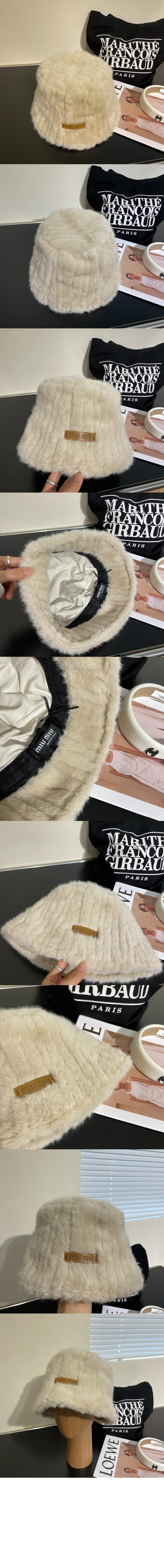 미러급레플리카사이트 | 명품레플리카 전문 쇼핑몰  | 퍼스트원 - 뽀글이 벙거지 5HC144 > 미우미우