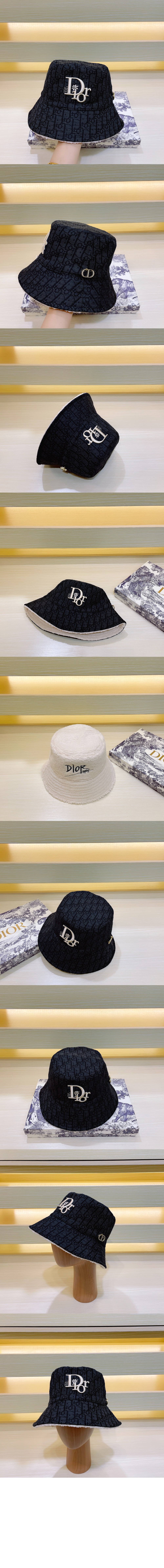 미러급레플리카사이트 | 명품레플리카 전문 쇼핑몰  | 퍼스트원 - 양면 디올 로고 버킷햇 68UL2 > 디올