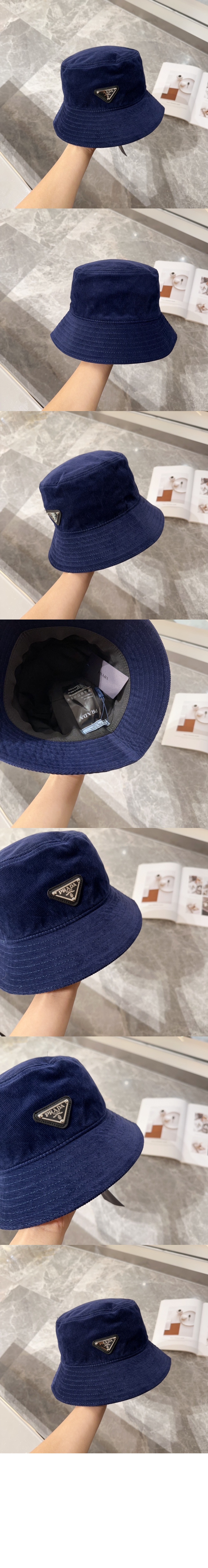 미러급레플리카사이트 | 명품레플리카 전문 쇼핑몰  | 퍼스트원 - 코듀로이 자수 벙거지 1HC257 > 프라다