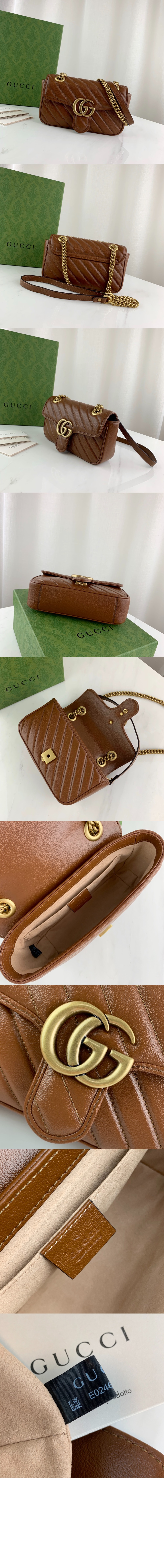 미러급레플리카사이트 | 명품레플리카 전문 쇼핑몰  | 퍼스트원 - GG 마몽 미니 마틀라세 숄더백 446744 > 구찌