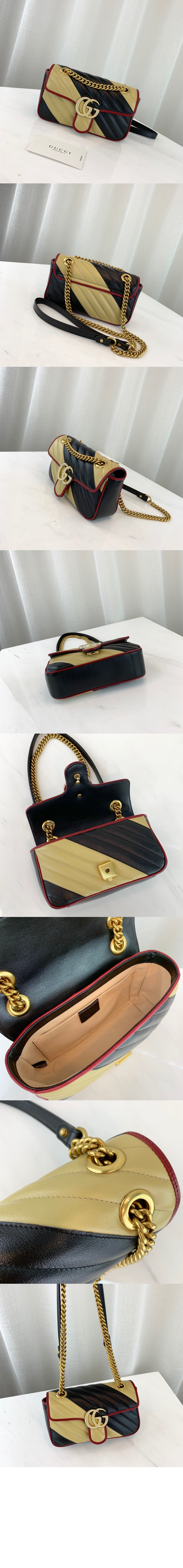 미러급레플리카사이트 | 명품레플리카 전문 쇼핑몰  | 퍼스트원 - GG 미니 마틀라세 숄더백 446744 > 구찌