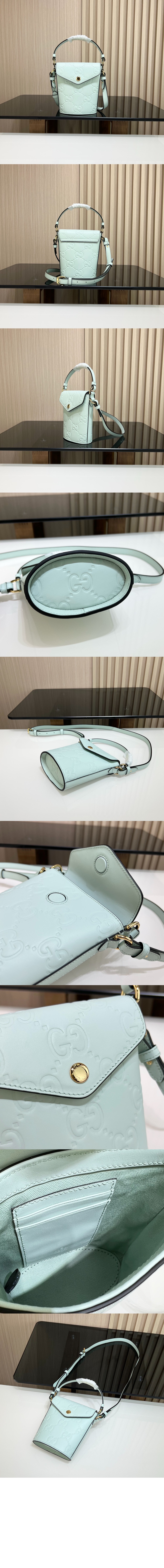 미러급레플리카사이트 | 명품레플리카 전문 쇼핑몰  | 퍼스트원 - GG 엠보싱 버킷백 772795 > 구찌