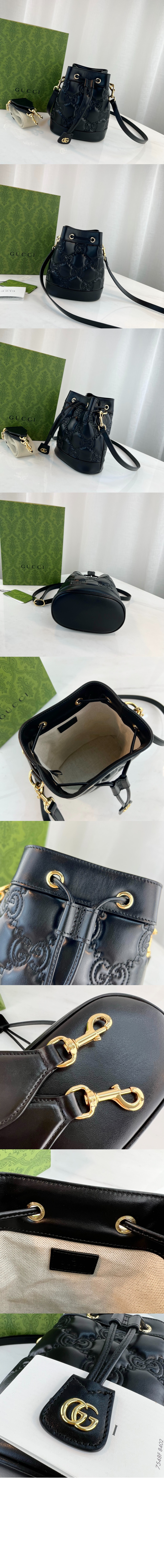미러급레플리카사이트 | 명품레플리카 전문 쇼핑몰  | 퍼스트원 - GG 마틀라세 레더 버킷백 728231 > 구찌