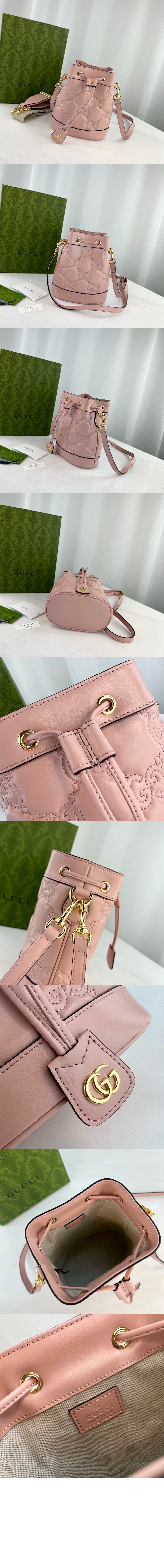 미러급레플리카사이트 | 명품레플리카 전문 쇼핑몰  | 퍼스트원 - GG 마틀라세 레더 버킷백 728231 > 구찌