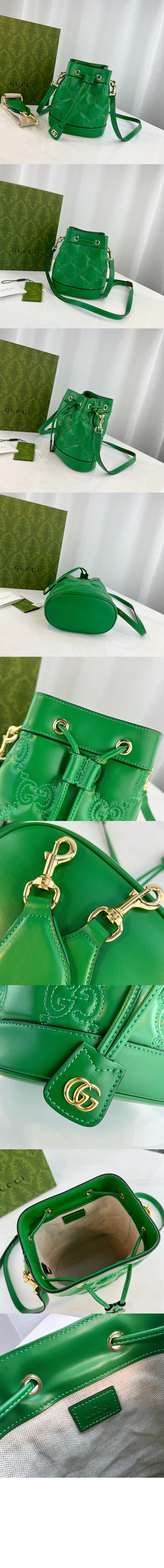 미러급레플리카사이트 | 명품레플리카 전문 쇼핑몰  | 퍼스트원 - GG 마틀라세 레더 버킷백 728231 > 구찌