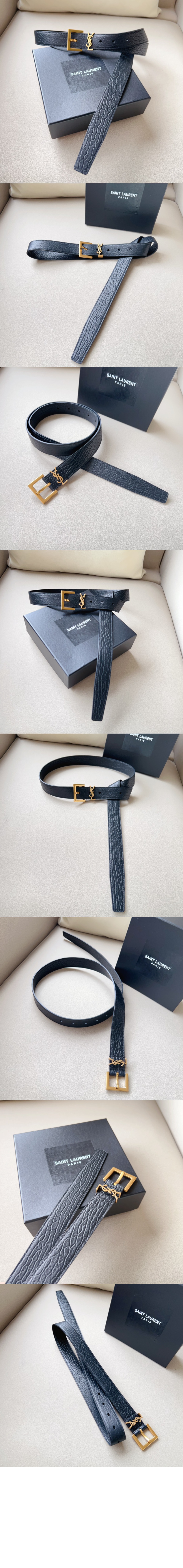 미러급레플리카사이트 | 명품레플리카 전문 쇼핑몰  | 퍼스트원 - 그레인 램스킨 소재의 CASSANDRE 벨트 784193 > 생로랑