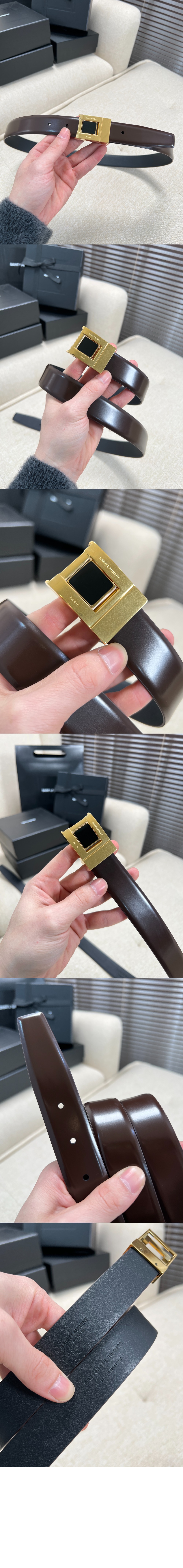 미러급레플리카사이트 | 명품레플리카 전문 쇼핑몰  | 퍼스트원 - 가죽 버클 벨트 763579 > 생로랑