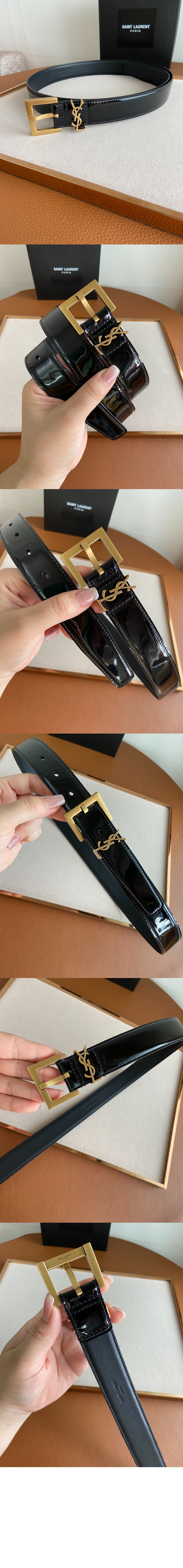 미러급레플리카사이트 | 명품레플리카 전문 쇼핑몰  | 퍼스트원 - 매끄러운 가죽 벨트 634437 > 생로랑