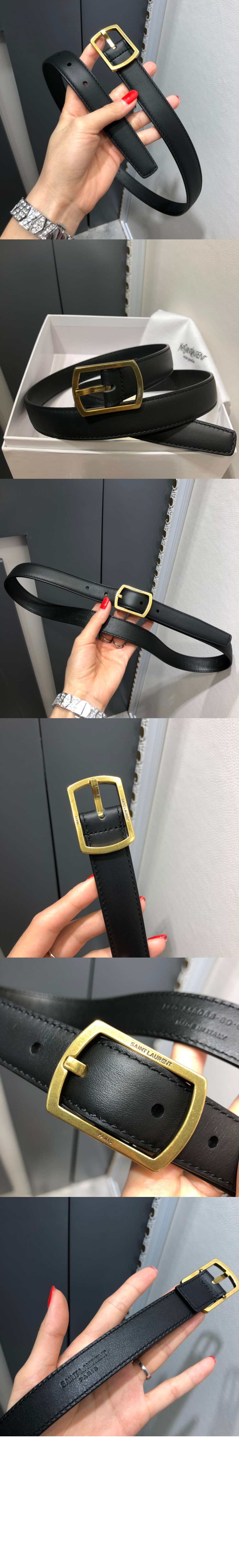 미러급레플리카사이트 | 명품레플리카 전문 쇼핑몰  | 퍼스트원 - 양면 송아지 가죽 벨트 656062 > 생로랑