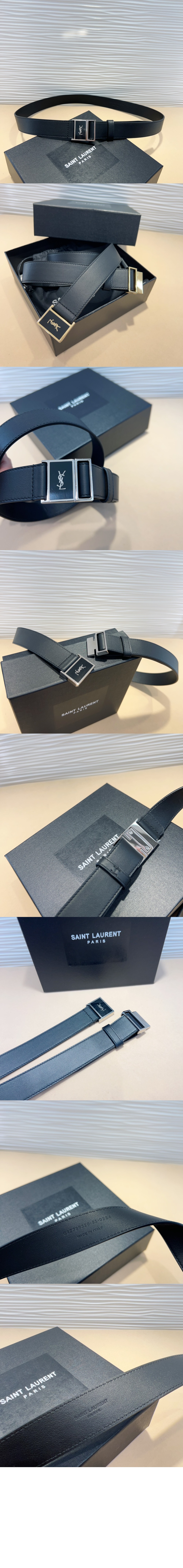 미러급레플리카사이트 | 명품레플리카 전문 쇼핑몰  | 퍼스트원 - 매끄러운 버클 벨트 789320 > 생로랑