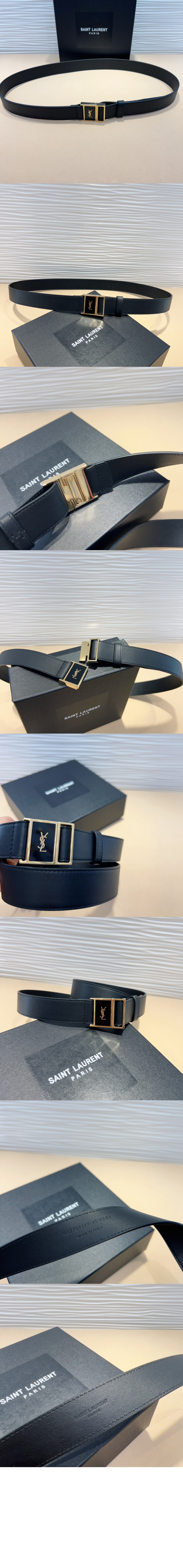 미러급레플리카사이트 | 명품레플리카 전문 쇼핑몰  | 퍼스트원 - 매끄러운 버클 벨트 789320 > 생로랑