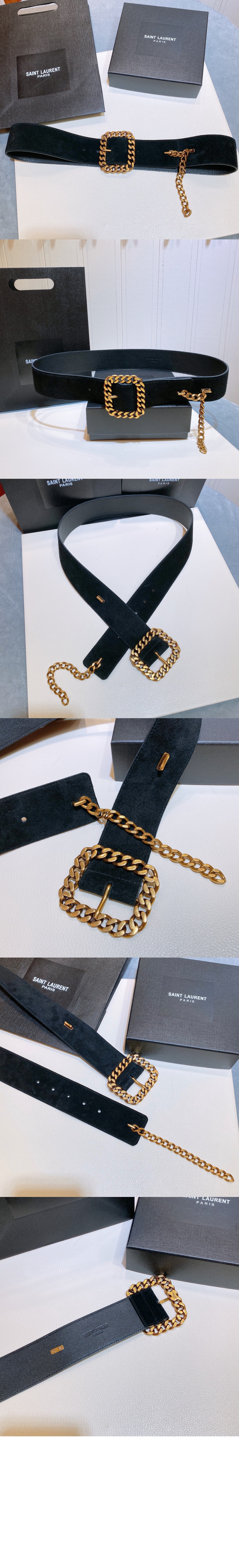 미러급레플리카사이트 | 명품레플리카 전문 쇼핑몰  | 퍼스트원 - 사각 체인 버클 벨트 640570 > 생로랑