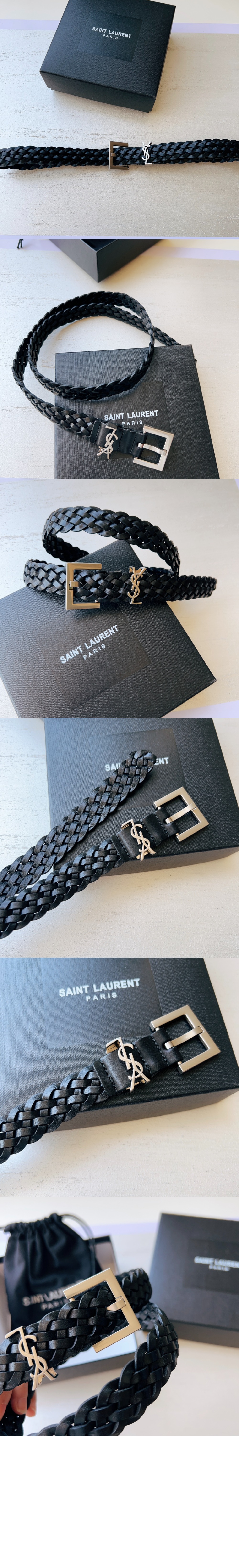 미러급레플리카사이트 | 명품레플리카 전문 쇼핑몰  | 퍼스트원 - 우븐 베지터블 태닝 가죽 소재의 CASSANDRE 벨트 777315 > 생로랑