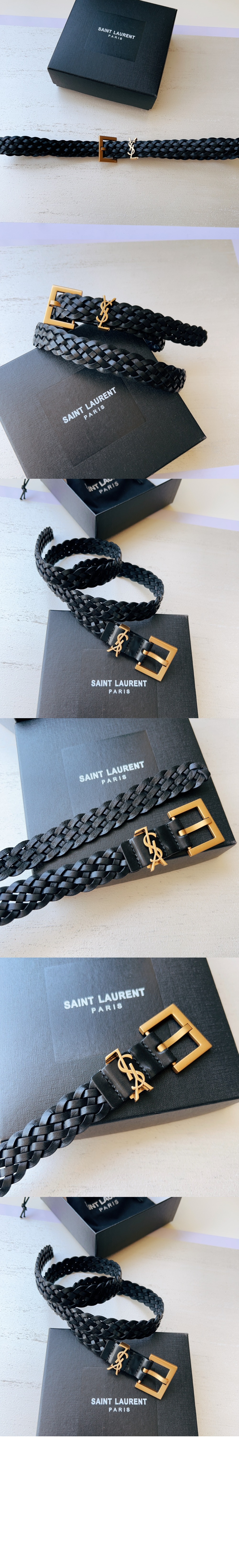 미러급레플리카사이트 | 명품레플리카 전문 쇼핑몰  | 퍼스트원 - 우븐 베지터블 태닝 가죽 소재의 CASSANDRE 벨트 777315 > 생로랑