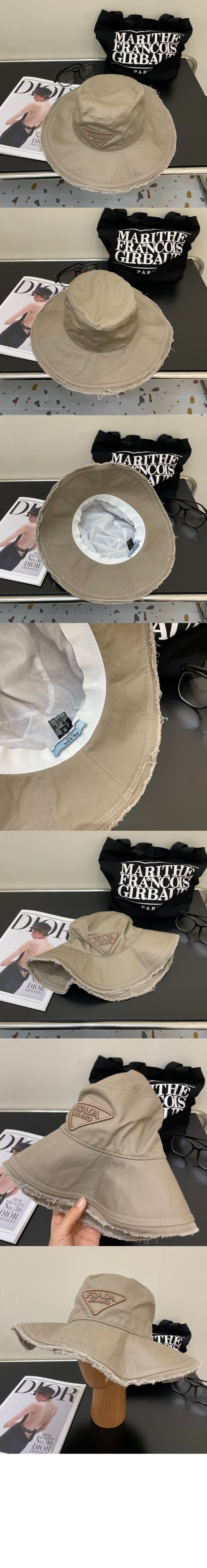 미러급레플리카사이트 | 명품레플리카 전문 쇼핑몰  | 퍼스트원 - 왕 챙 자수 선캡 UBD435 > 프라다