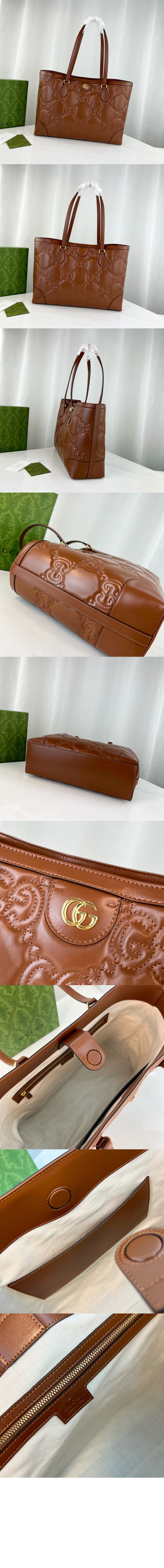 미러급레플리카사이트 | 명품레플리카 전문 쇼핑몰  | 퍼스트원 - GG 마틀라세 레더 미디엄 토트백 631685 > 구찌