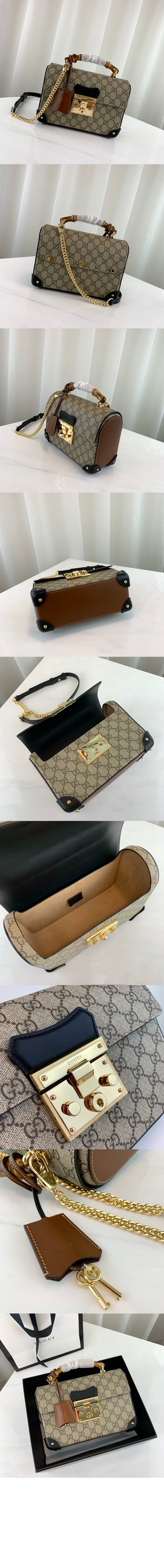 미러급레플리카사이트 | 명품레플리카 전문 쇼핑몰  | 퍼스트원 - 패드락 GG 스몰 뱀부 토트백 603221 > 구찌