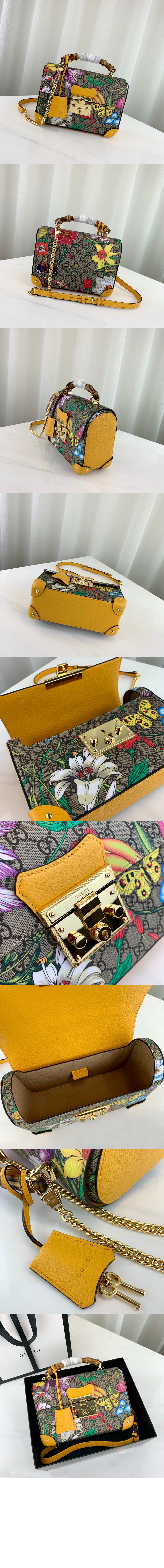 미러급레플리카사이트 | 명품레플리카 전문 쇼핑몰  | 퍼스트원 - 패드락 GG 스몰 뱀부 토트백 603221 > 구찌