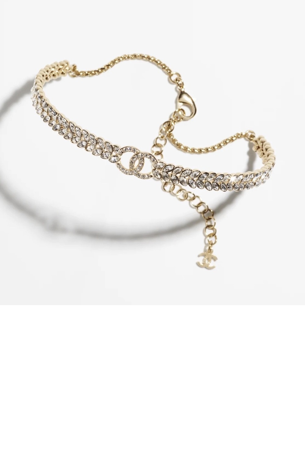 미러급레플리카사이트 | 명품레플리카 전문 쇼핑몰  | 퍼스트원 - CC 로고 크리스탈 초커 ABA559 > 샤넬