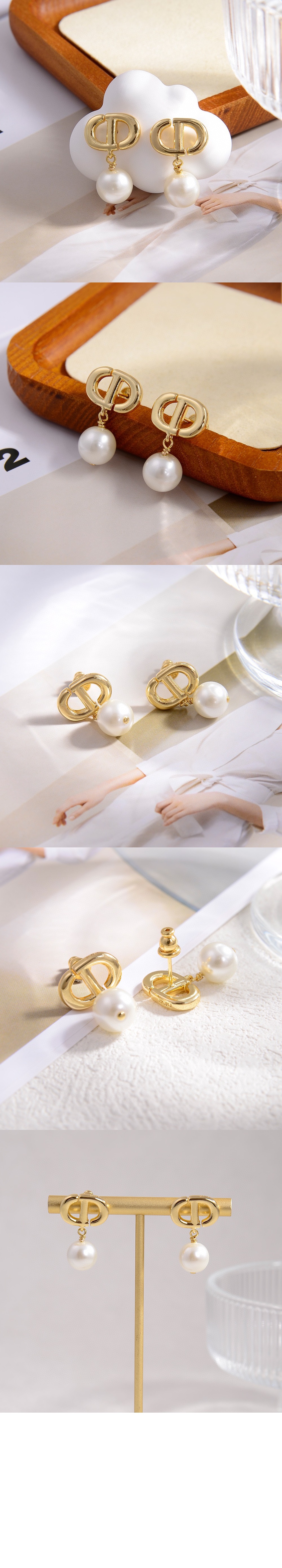 미러급레플리카사이트 | 명품레플리카 전문 쇼핑몰  | 퍼스트원 - CD Navy 귀걸이 E1850 > 디올