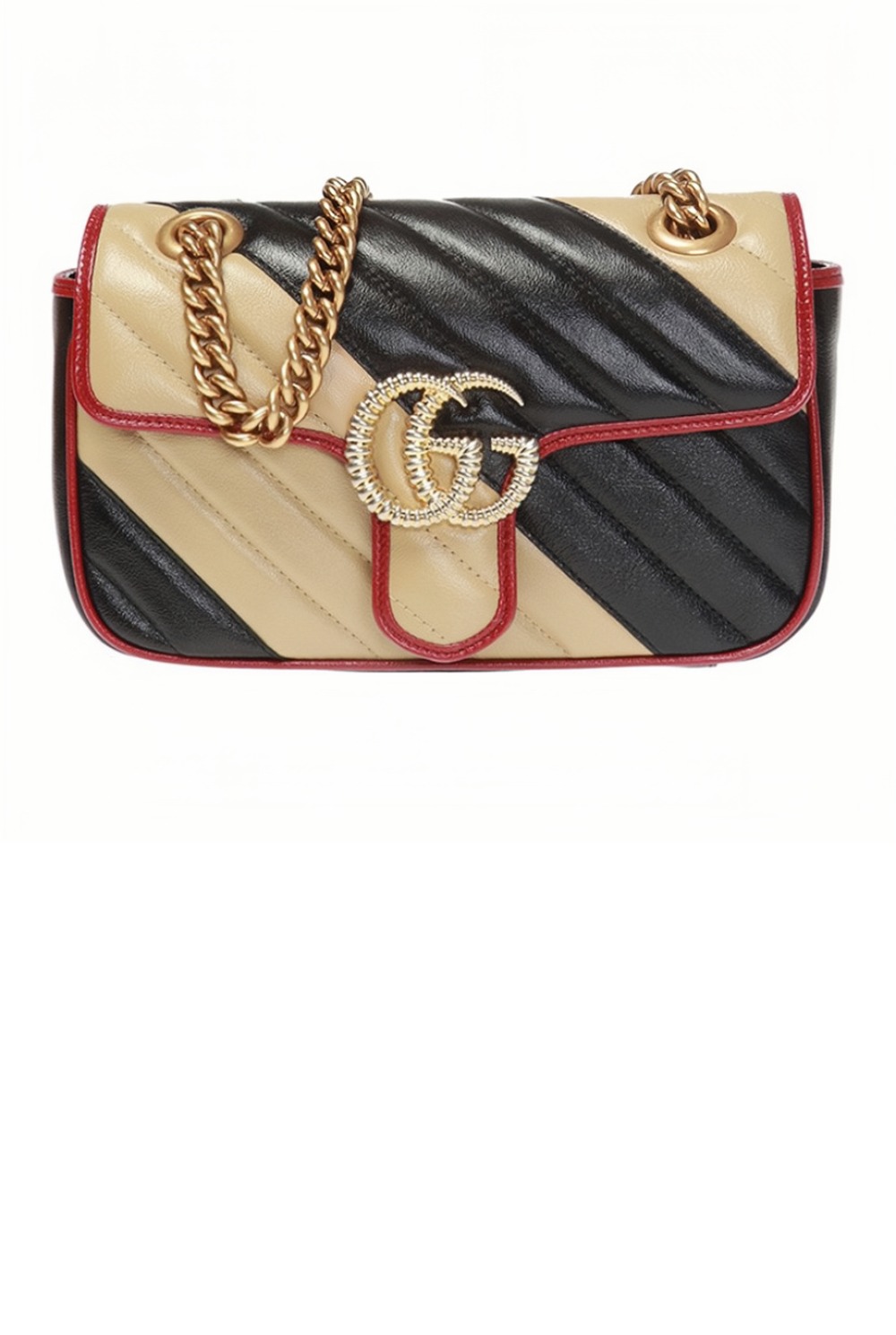 미러급레플리카사이트 | 명품레플리카 전문 쇼핑몰  | 퍼스트원 - GG 마몬트 스몰 마틀라세 숄더백 443497 > 구찌