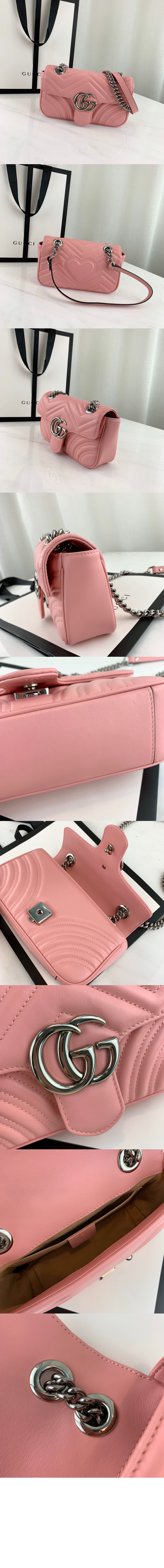 미러급레플리카사이트 | 명품레플리카 전문 쇼핑몰  | 퍼스트원 - GG 마몽 스몰 숄더백 443497 > 구찌