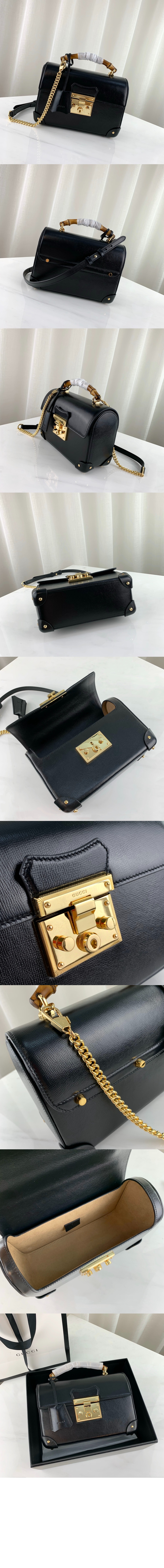 미러급레플리카사이트 | 명품레플리카 전문 쇼핑몰  | 퍼스트원 - 패드락 스몰 뱀부 토트백 레더 603221 > 구찌