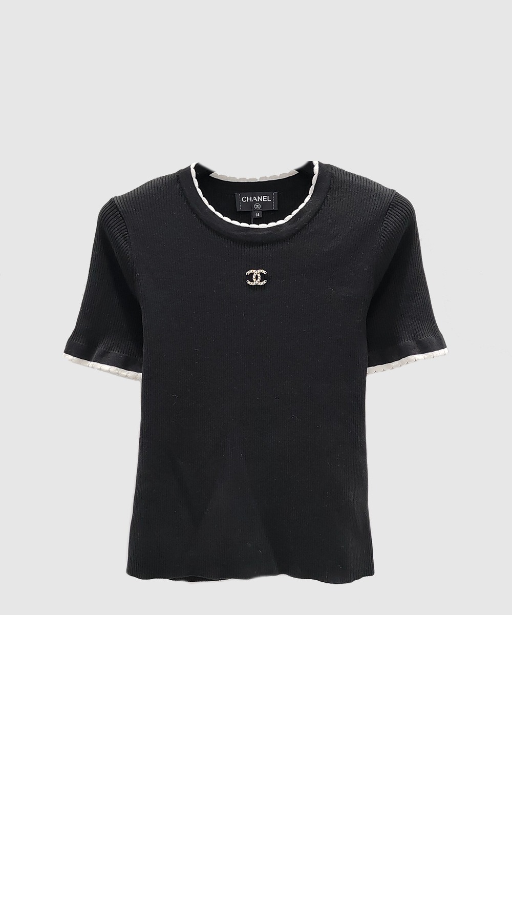 미러급레플리카사이트 | 명품레플리카 전문 쇼핑몰  | 퍼스트원 - 로고 프린트 반팔 > 샤넬