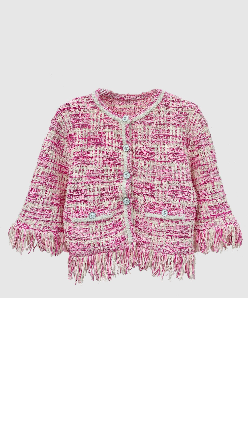 미러급레플리카사이트 | 명품레플리카 전문 쇼핑몰  | 퍼스트원 - 로고 쇼트 코트 > 샤넬