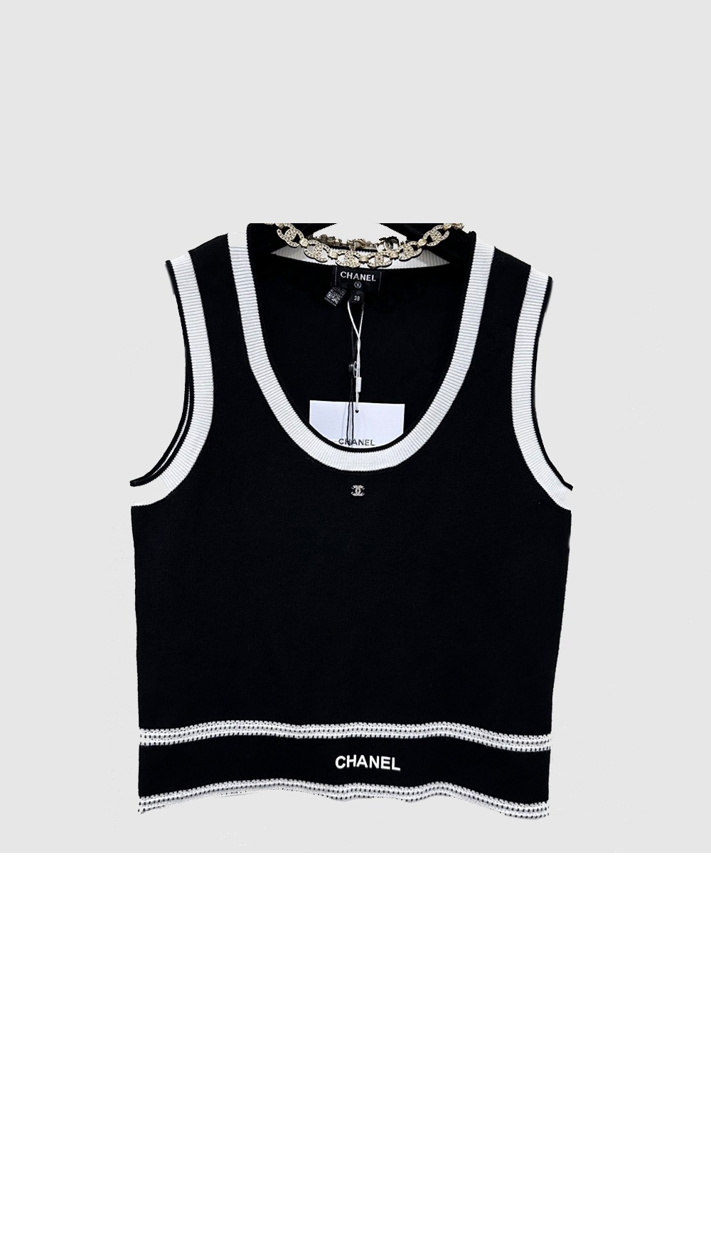 미러급레플리카사이트 | 명품레플리카 전문 쇼핑몰  | 퍼스트원 - 로고 프린트 반팔 > 샤넬