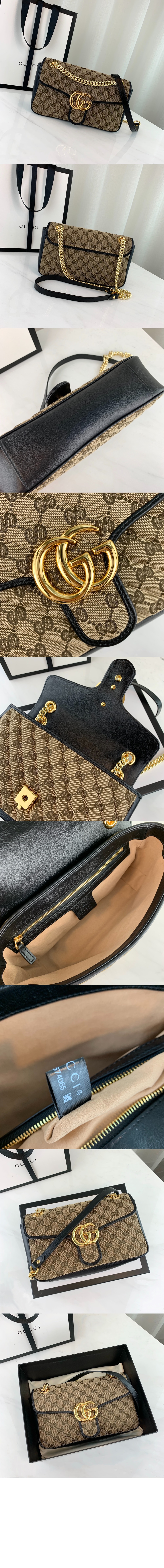 미러급레플리카사이트 | 명품레플리카 전문 쇼핑몰  | 퍼스트원 - GG 마몽 스몰 숄더백 443497 > 구찌