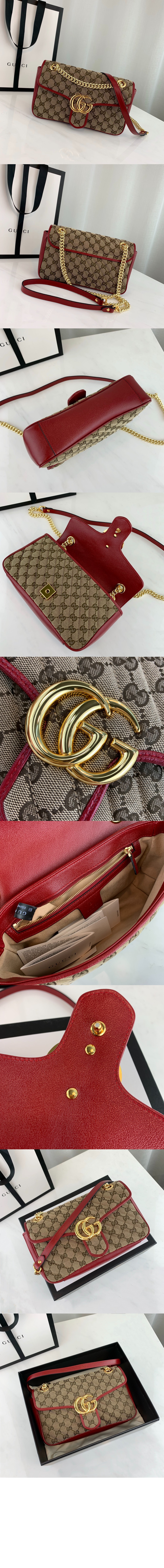 미러급레플리카사이트 | 명품레플리카 전문 쇼핑몰  | 퍼스트원 - GG 마몽 스몰 숄더백 443497 > 구찌