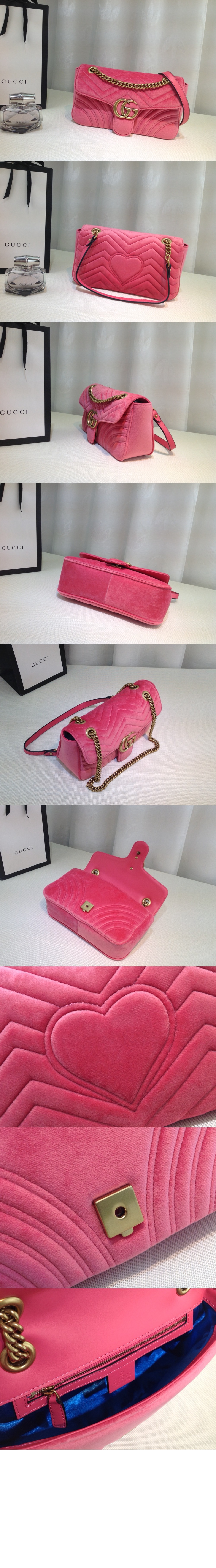 미러급레플리카사이트 | 명품레플리카 전문 쇼핑몰  | 퍼스트원 - GG 마몽 스몰 숄더백 443497 > 구찌